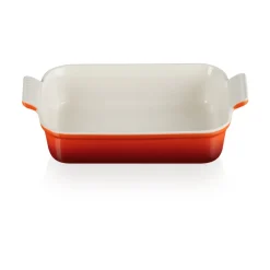 Fuente de cerámica gres esmaltada para horno, color cereza, 2,4 litros - Le Creuset