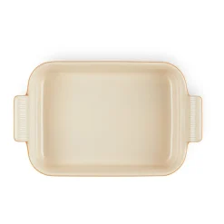 Fuente de cerámica gres esmaltada para horno, color volcánico, 2,4 litros - Le Creuset