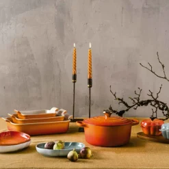 Fuente de cerámica gres esmaltada para horno, color volcánico, 4 litros - Le Creuset