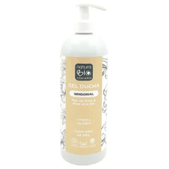 Gel de ducha ecológico de aloe vera y flor de tiaré - NaturaBio Cosmetics
