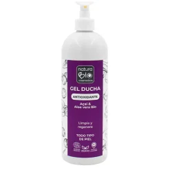 Gel de ducha ecológico de aloe vera y açaí - NaturaBio Cosmetics