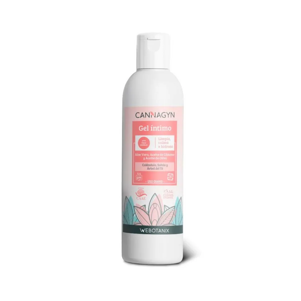 Gel íntimo ecológico con aloe vera, cáñamo y oliva - Webotanix