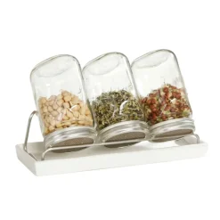 Germinador de 3 tarros con bandeja - 1000 ml