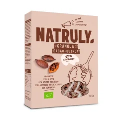 Granola de cacao y quinoa sin gluten, ecológica - Natruly