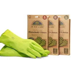 Guantes de látex ecológicos, grandes - If you care