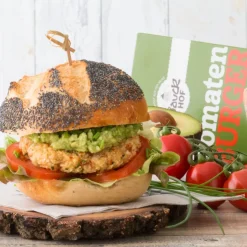 Hamburguesas de tomate y albahaca, ecológicas - Bauckhof
