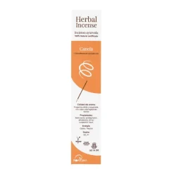 Incienso ayurvédico Canela ecológico, 12 varillas - BioAroma