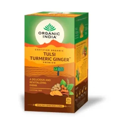 Infusión ayurvédica, ecológica, Tulsi "Turmeric Ginger" - Organic India