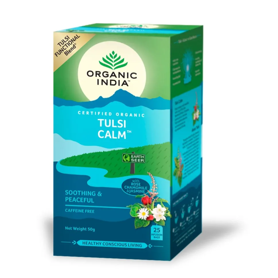 Infusión ayurvédica, ecológica, Tulsi "Calm" - Organic India