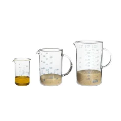 Jarra medidora de cristal
