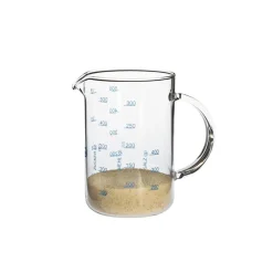 Jarra medidora de cristal