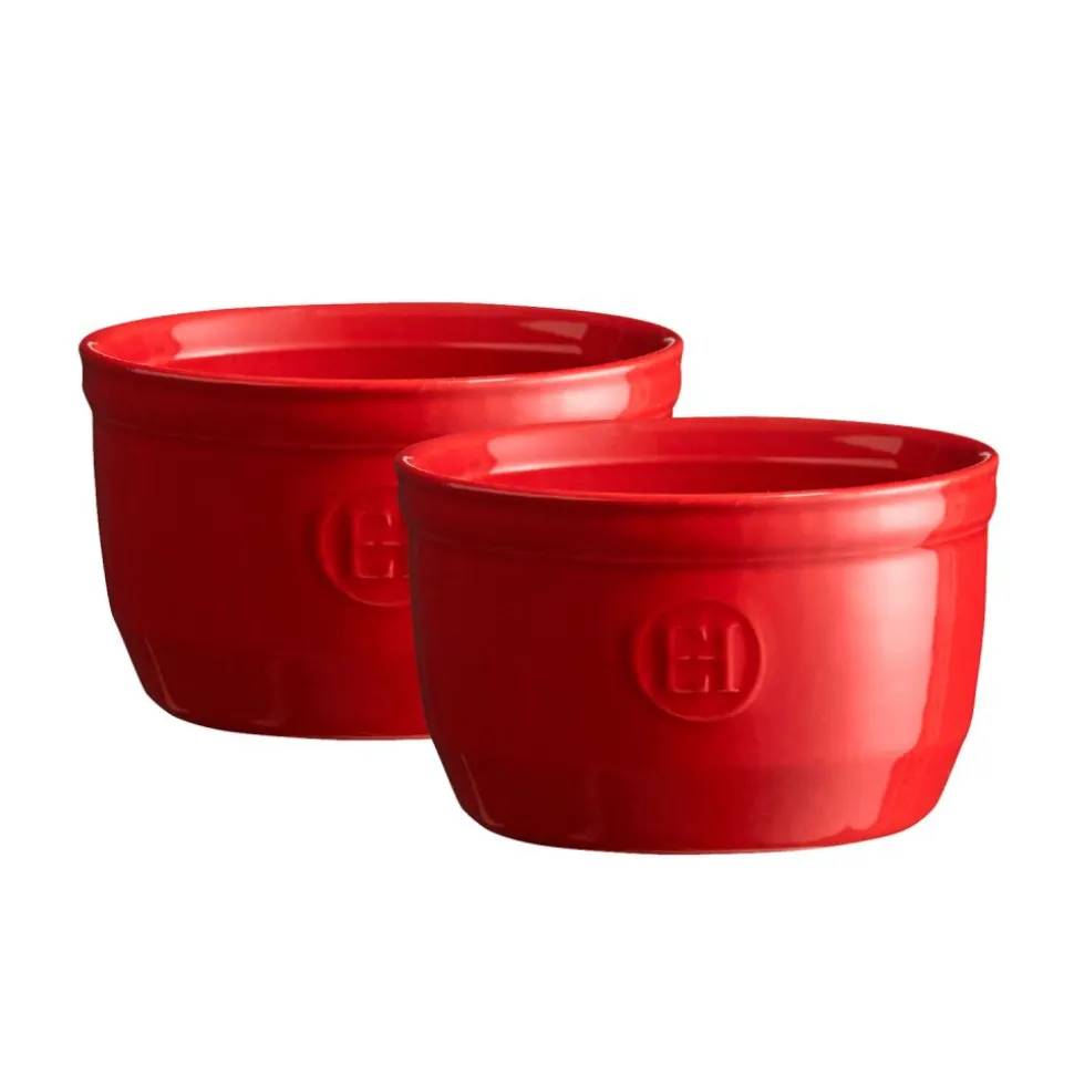 Juego de 2 ramequines cerámica grandes 250 ml - Emile Henry