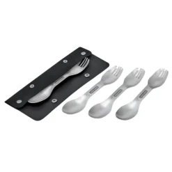 Juego de 4 tenedores cuchara de acero inoxidable - Black & Blum
