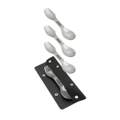 Juego de 4 tenedores cuchara de acero inoxidable - Black & Blum