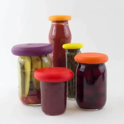 Juego 5 tapas ajustables de silicona Autumn Harvest - Food Huggers