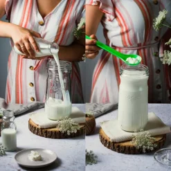 Kit para hacer kéfir casero tamaño grande, verde - Kefirko