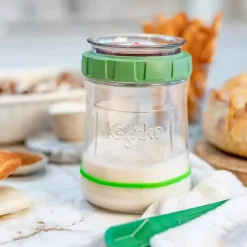 Kit para hacer masa madre, verde - Kefirko