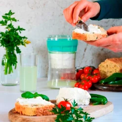 Kit para hacer queso de kéfir casero, azul - Kefirko
