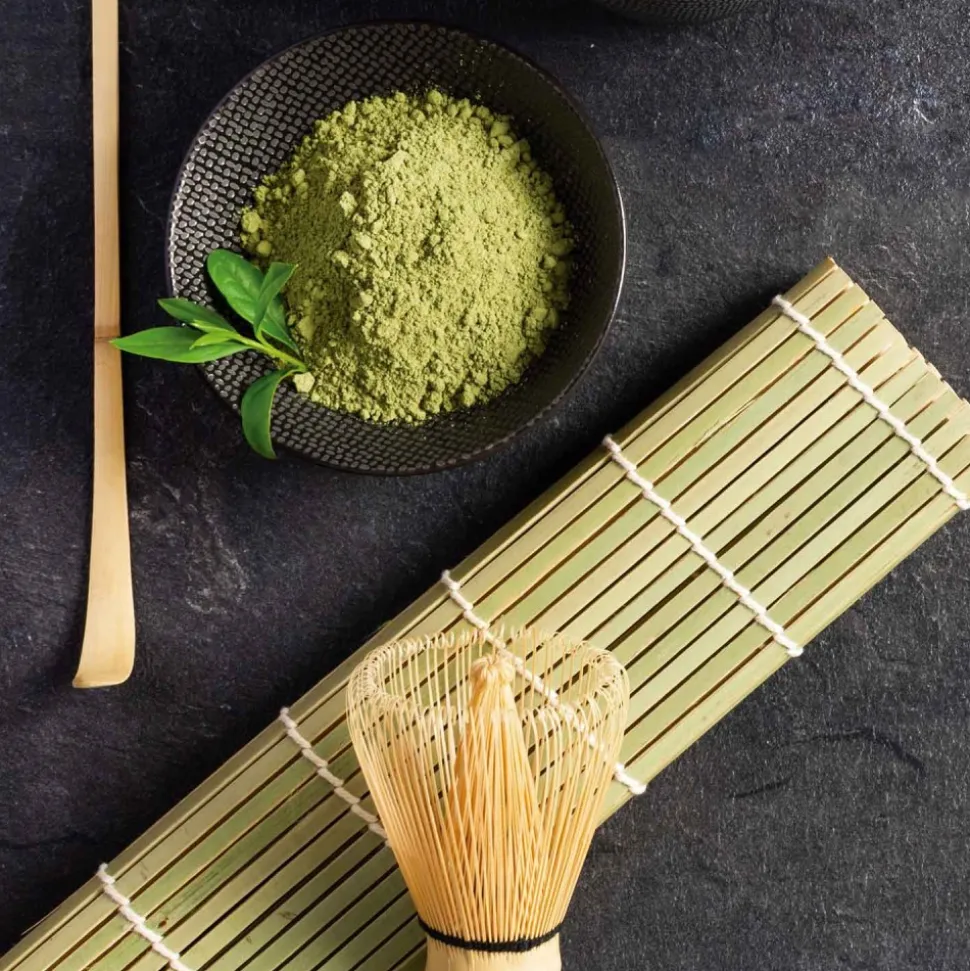 Kit té Matcha con utensilios de bambú - Ibili