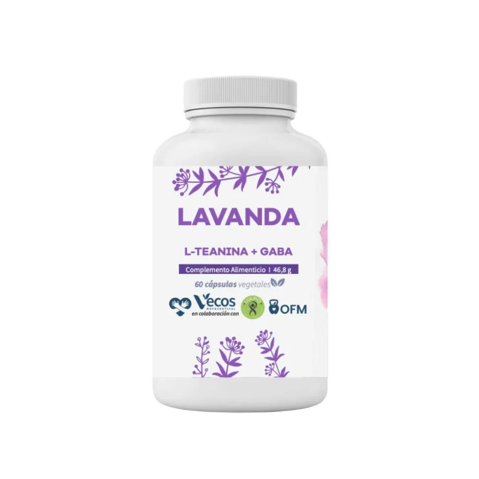 Lavanda + L-teanina+ GABA, 60 cápsulas - OFM