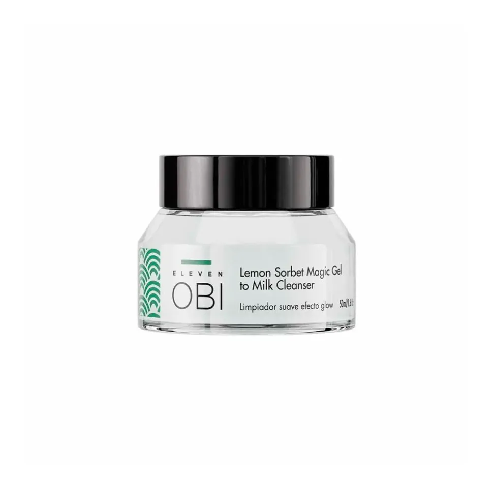 Limpiador facial e iluminador con efecto glow, en gel - Eleven Obi