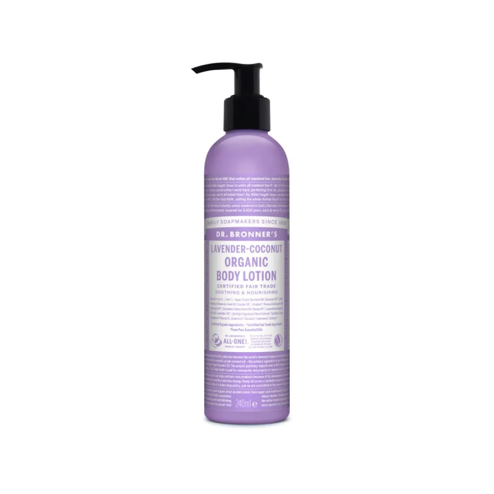 Loción corporal ecológica de lavanda y coco - Dr. Bronner´s