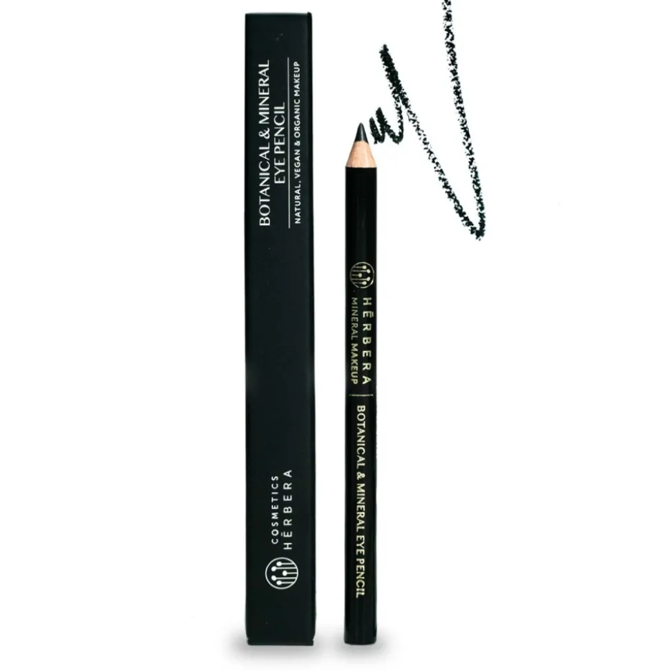 Lápiz de ojos natural y vegano, color negro - Herbera Biocosmética