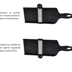 Mandolina de cocina, corte bidireccional, ajustable - Lacor