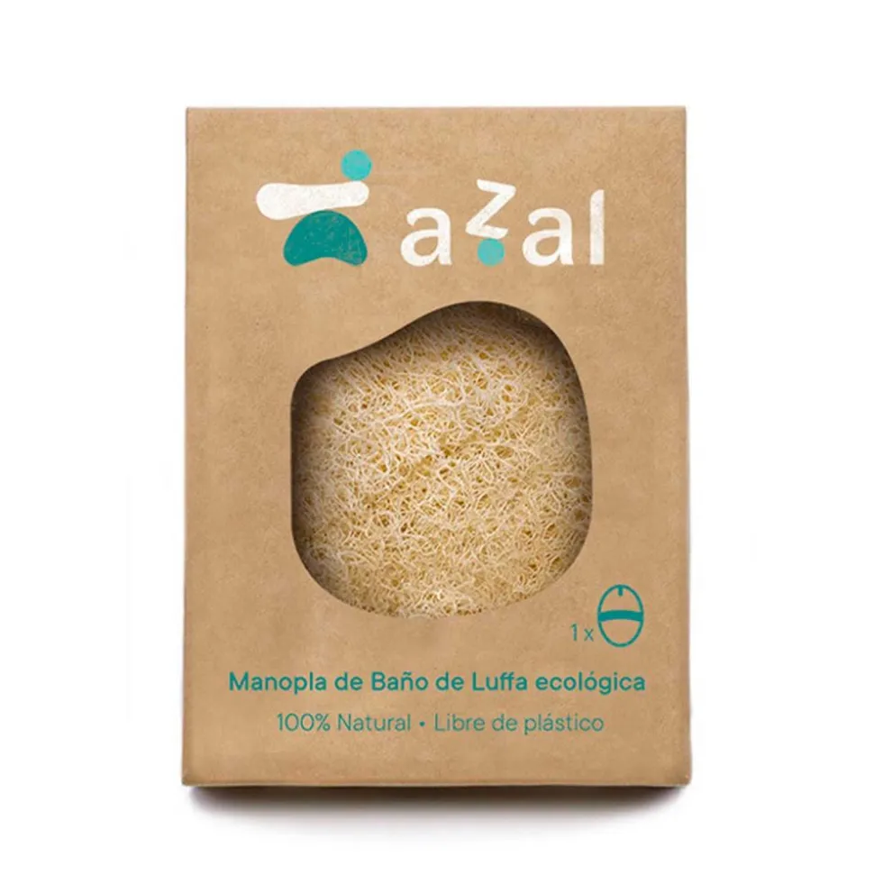 Manopla exfoliante corporal de lufa - Azal