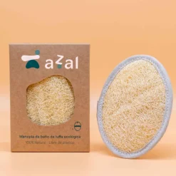 Manopla exfoliante corporal de lufa - Azal