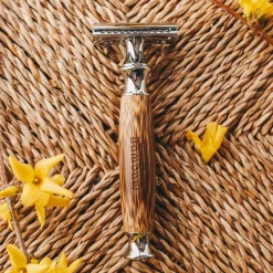 Maquinilla de afeitar clásica con mango de bambú - Bambaw