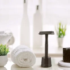 Maquinilla de afeitar clásica con soporte - Bambaw
