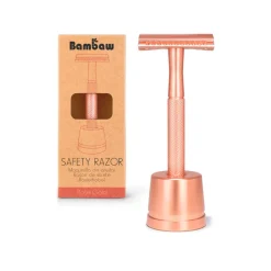 Maquinilla de afeitar clásica con soporte - Bambaw