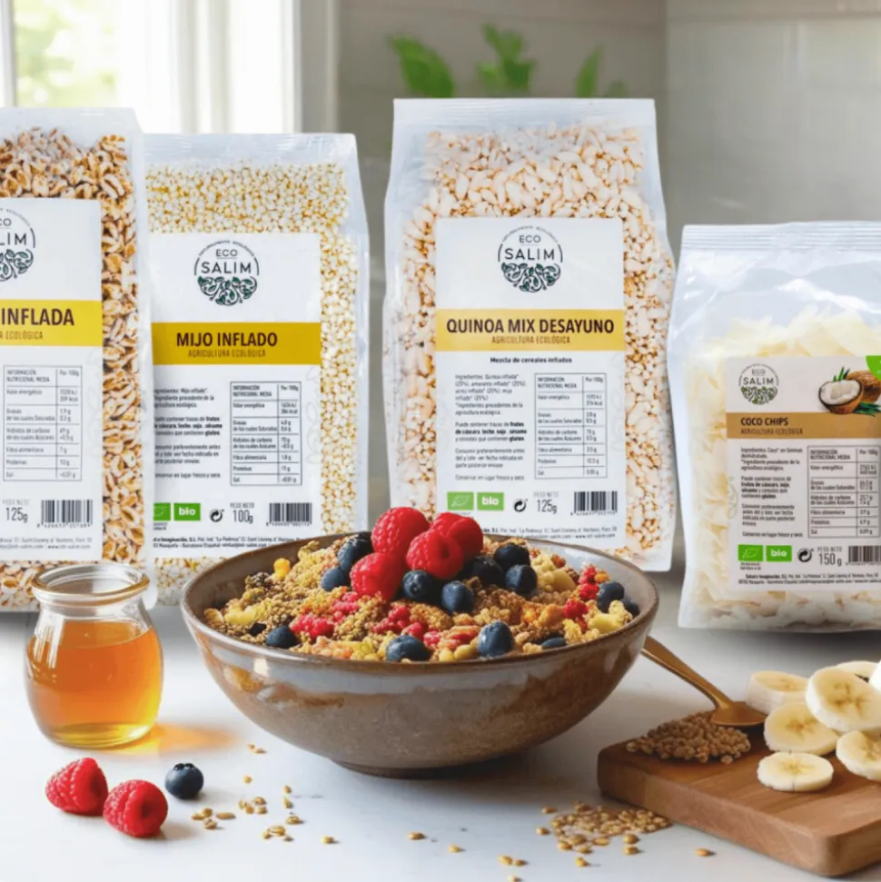 Mezcla de cereales y pseudocereales hinchados, ecológicos - Eco Salim