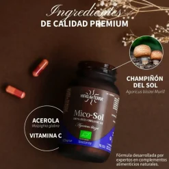 Mico Sol ecológico, 70 cápsulas - Hifas da Terra