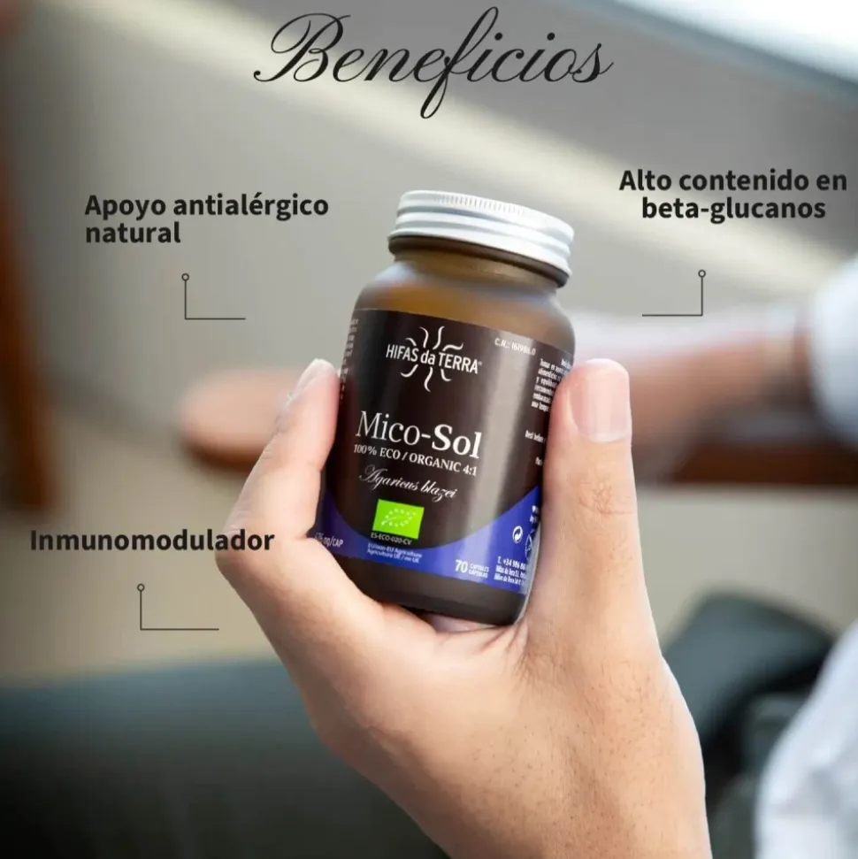 Mico Sol ecológico, 70 cápsulas - Hifas da Terra