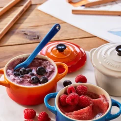 Mini cocotte de cerámica gres esmaltada, color volcánico, 10 cm - Le Creuset