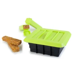 Molde de silicona para barritas con 3 bandejas encajables, tapa y 2 estuches - Ibili