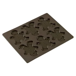 Molde galletas de jengibre, de silicona platino - Lurch