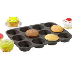 Molde para muffins de silicona platino - Lurch