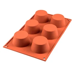 Molde para muffins de silicona platino - Silikomart