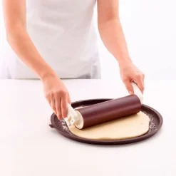 Molde perforado de silicona platino para pizzas, redondo - Lekue