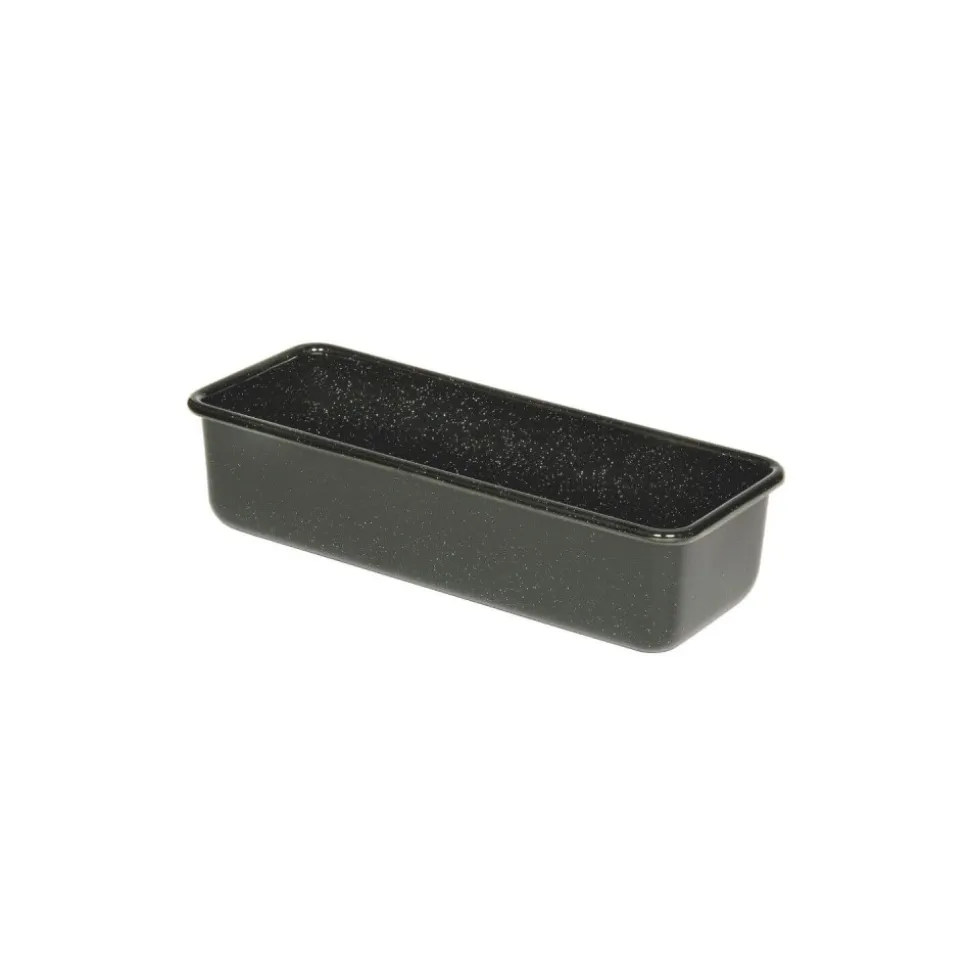 Molde rectangular de acero esmaltado negro 30 cm, 1,7 litros - Riess