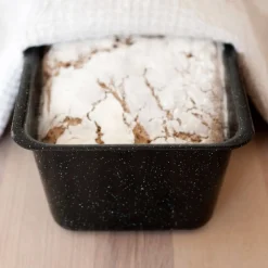 Molde rectangular de acero esmaltado negro 30 cm, 1,7 litros - Riess