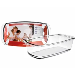 Molde rectangular de vidrio borosilicato, 27 cm - Ibili