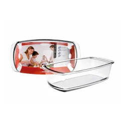 Molde rectangular de vidrio borosilicato, 24 cm - Ibili