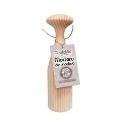 Mortero de madera para Vegan Milker