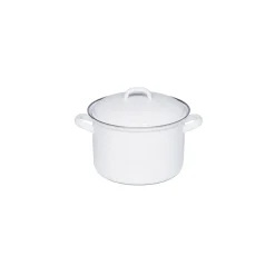 Olla alta con tapa, de acero esmaltado, Classic, 3,5 litros - Riess