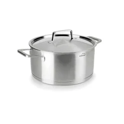 Olla de acero inoxidable con tapa de acero, foodie, 28 cm - Lacor