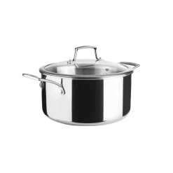 Olla de acero inoxidable con tapa, trichef, 20 cm - Lacor